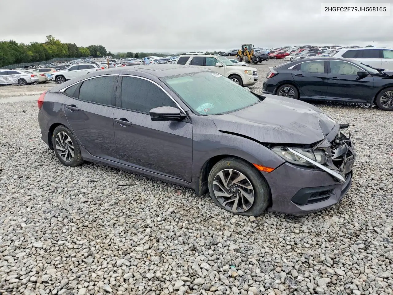 2018 HONDA CIVIC VIN 2HGFC2F79JH568165 — фото 4