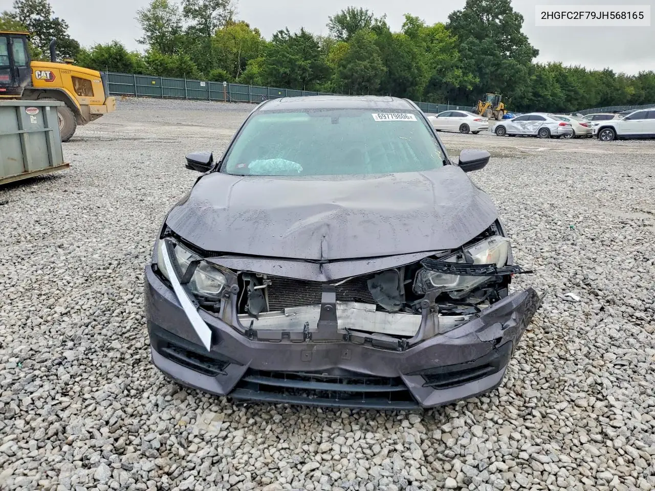 2018 HONDA CIVIC VIN 2HGFC2F79JH568165 — фото 5