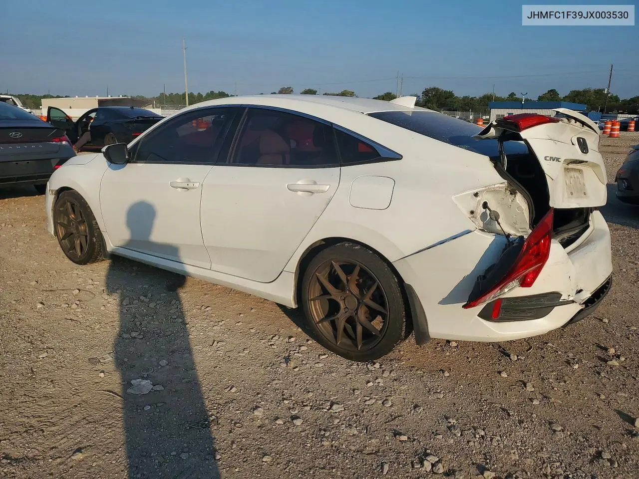 2018 HONDA CIVIC VIN JHMFC1F39JX003530 — фото 2