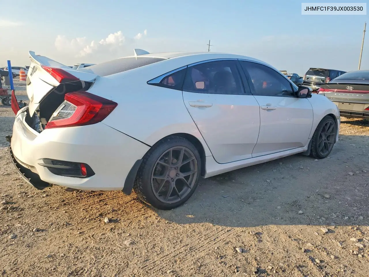 2018 HONDA CIVIC VIN JHMFC1F39JX003530 — фото 3