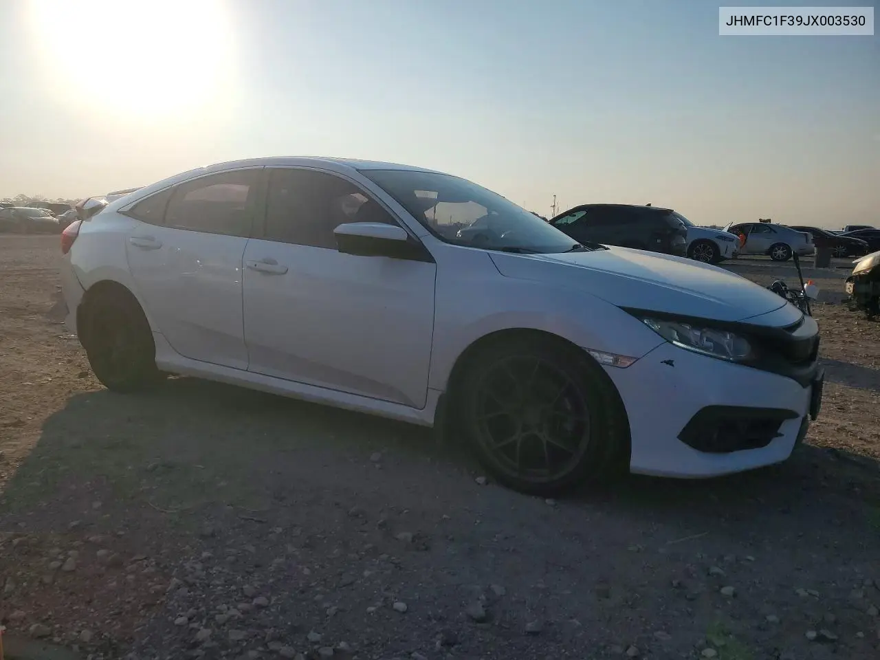 2018 HONDA CIVIC VIN JHMFC1F39JX003530 — фото 4