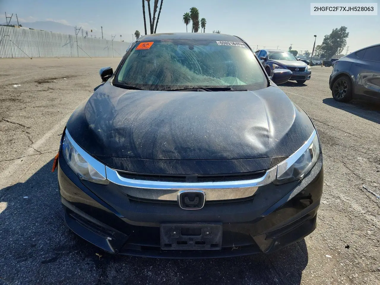 2018 HONDA CIVIC VIN 2HGFC2F7XJH528063 — фото 5