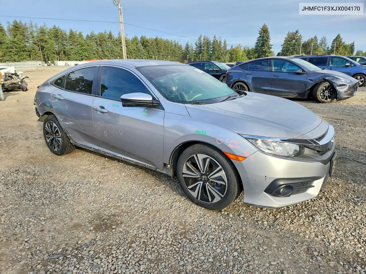 2018 HONDA CIVIC VIN JHMFC1F3XJX004170 — фото 4