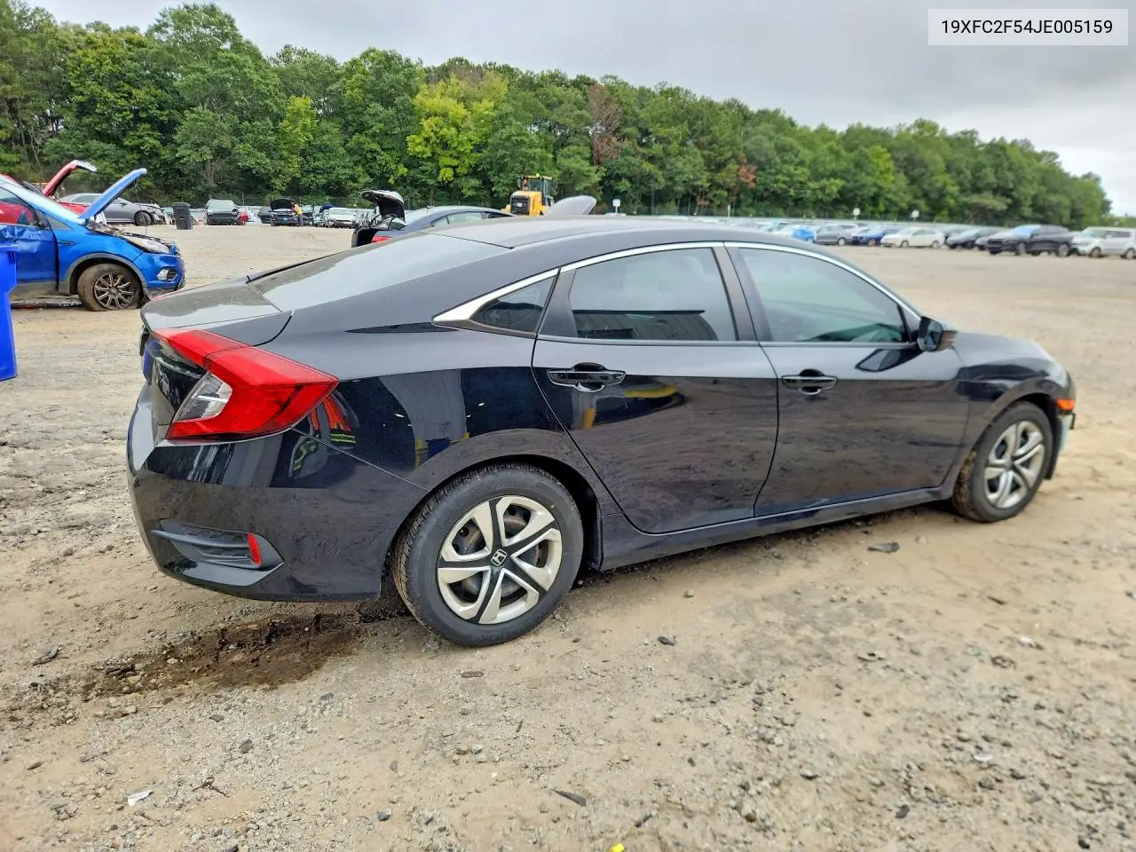 2018 HONDA CIVIC VIN 19XFC2F54JE005159 — фото 3
