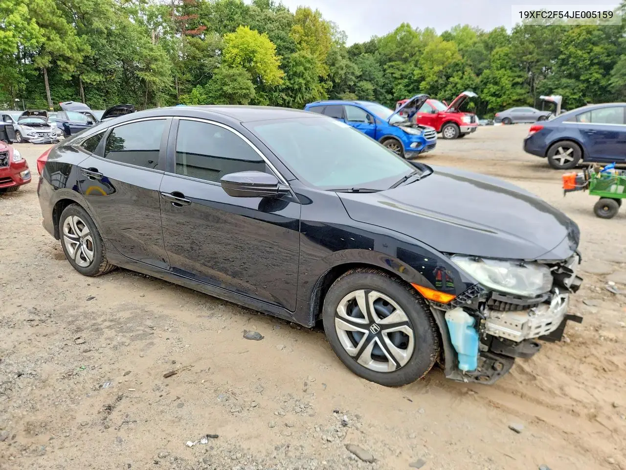 2018 HONDA CIVIC VIN 19XFC2F54JE005159 — фото 4