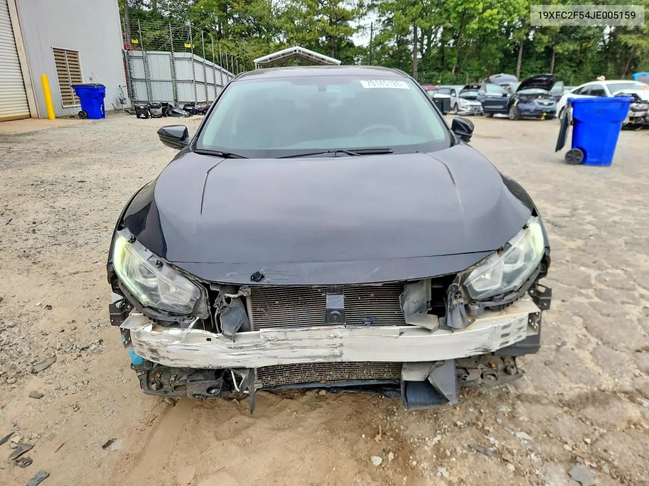 2018 HONDA CIVIC VIN 19XFC2F54JE005159 — фото 5
