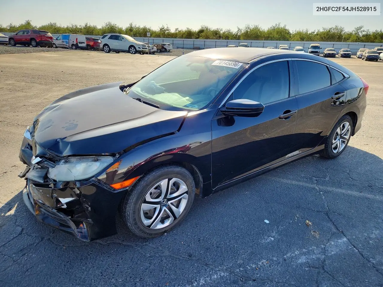 HONDA CIVIC 2018, VIN 2HGFC2F54JH528915