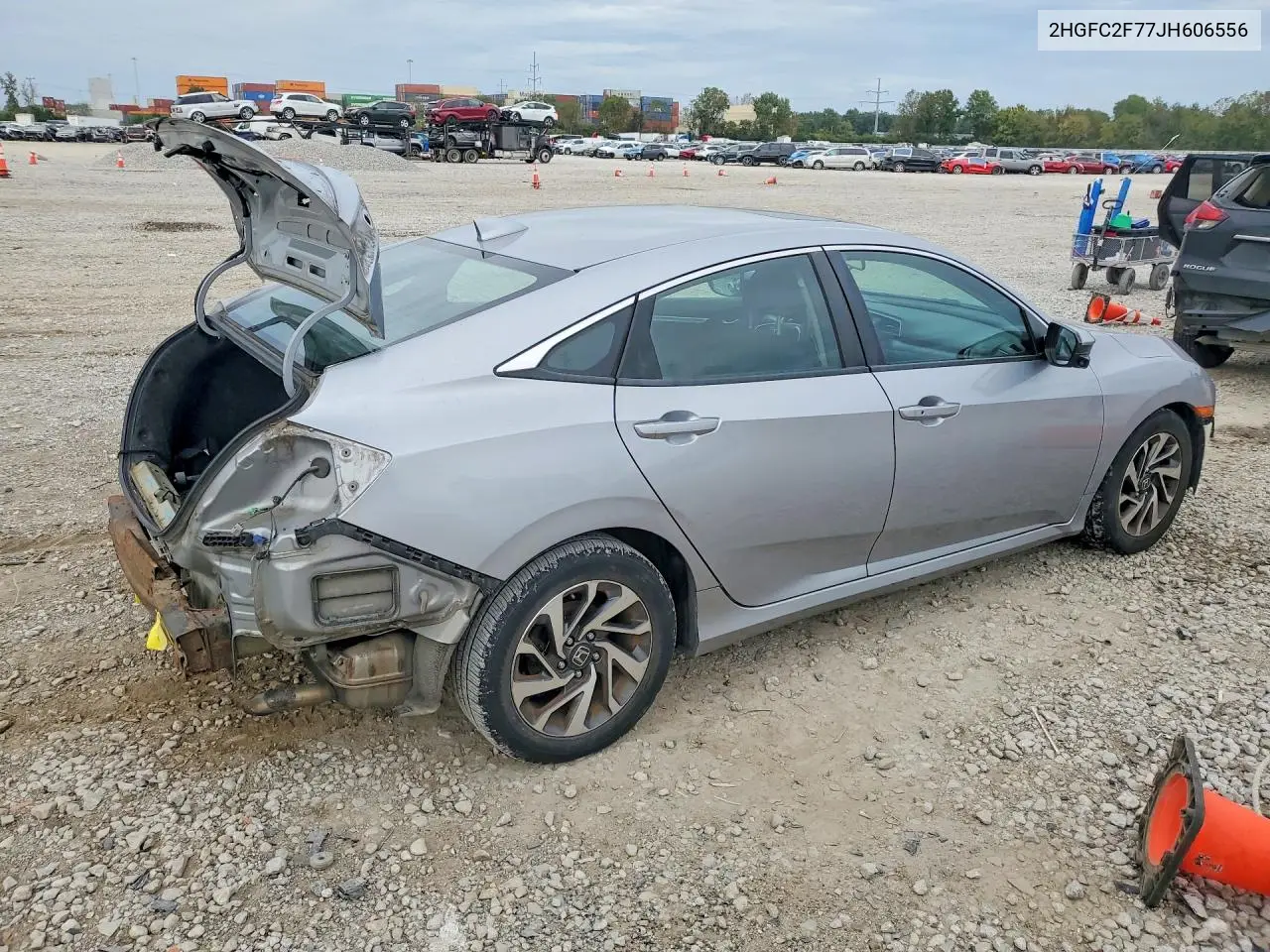 2018 HONDA CIVIC VIN 2HGFC2F77JH606556 — фото 3