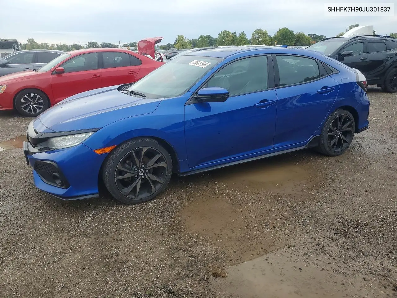 HONDA CIVIC 2018, VIN SHHFK7H90JU301837