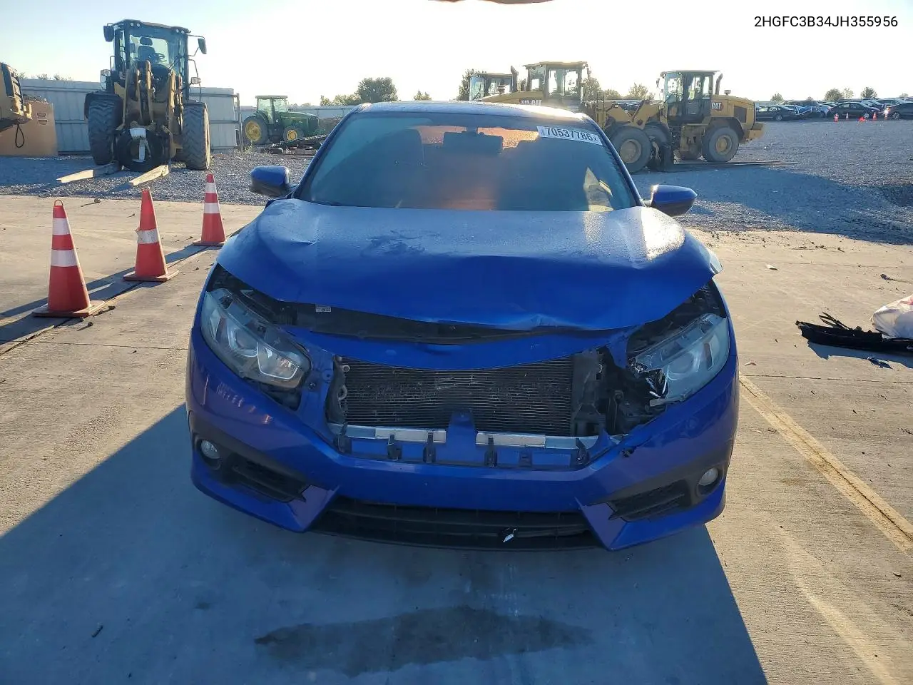 2018 HONDA CIVIC VIN 2HGFC3B34JH355956 — фото 5