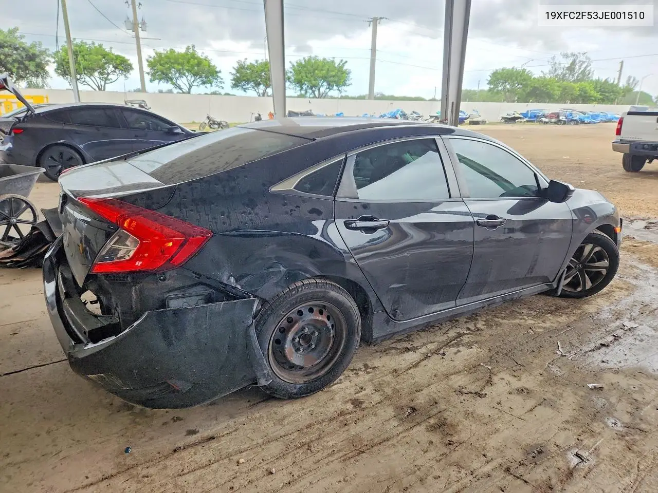 2018 HONDA CIVIC VIN 19XFC2F53JE001510 — фото 3