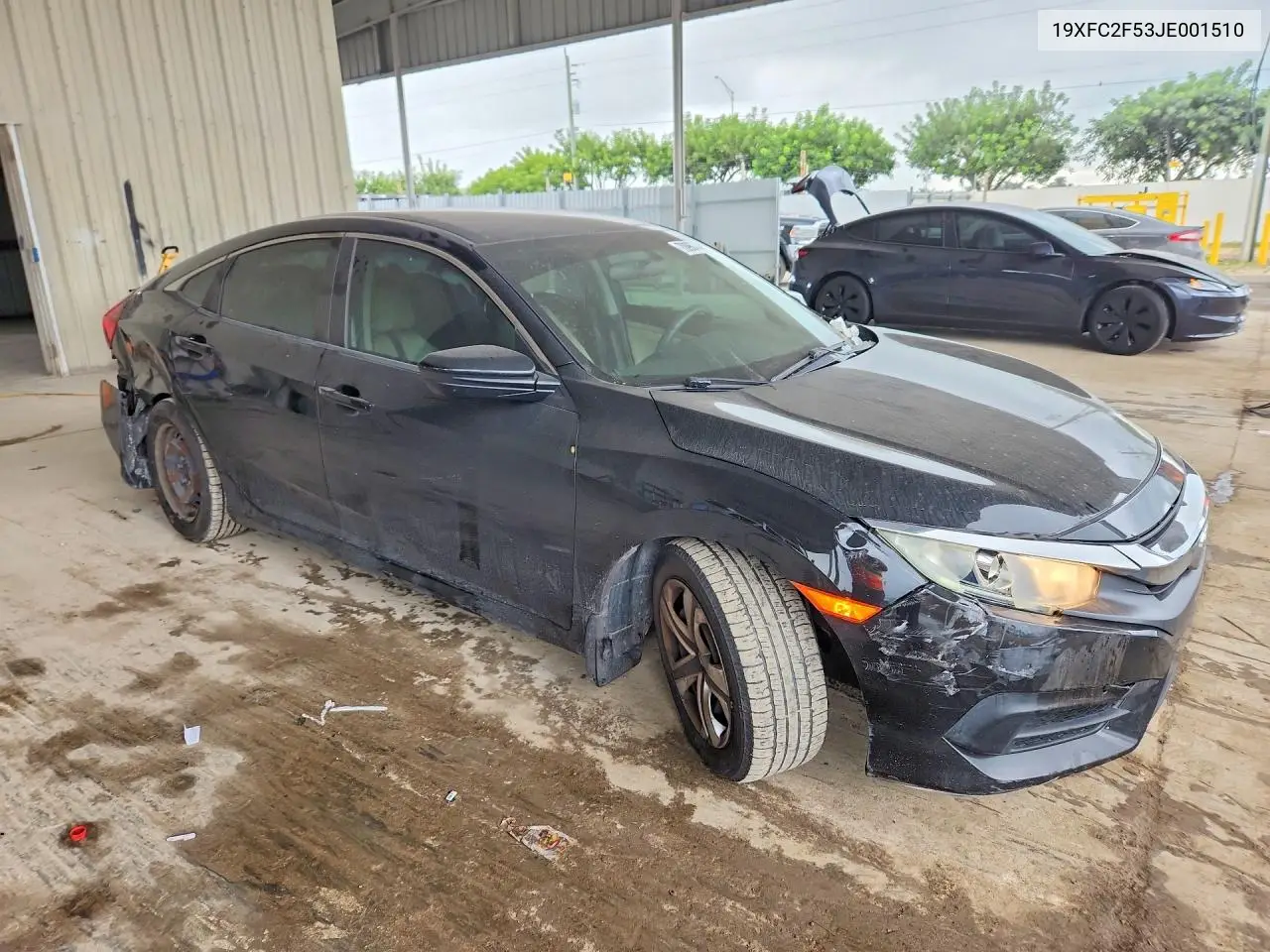 2018 HONDA CIVIC VIN 19XFC2F53JE001510 — фото 4