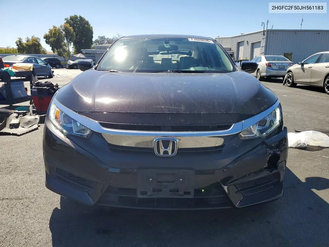 2018 HONDA CIVIC VIN 2HGFC2F50JH561183 — фото 5