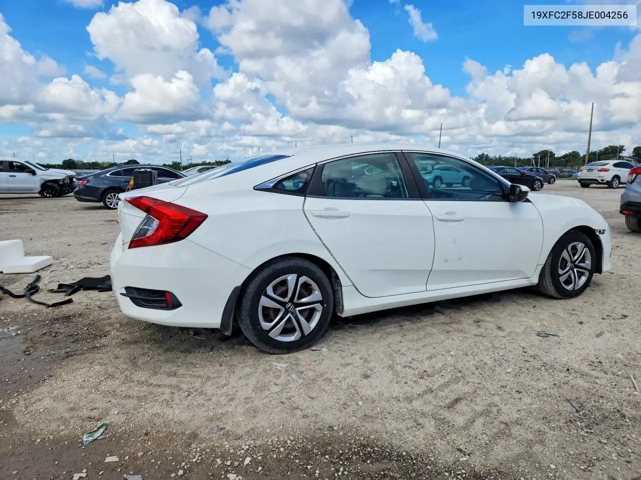 2018 HONDA CIVIC VIN 19XFC2F58JE004256 — фото 3