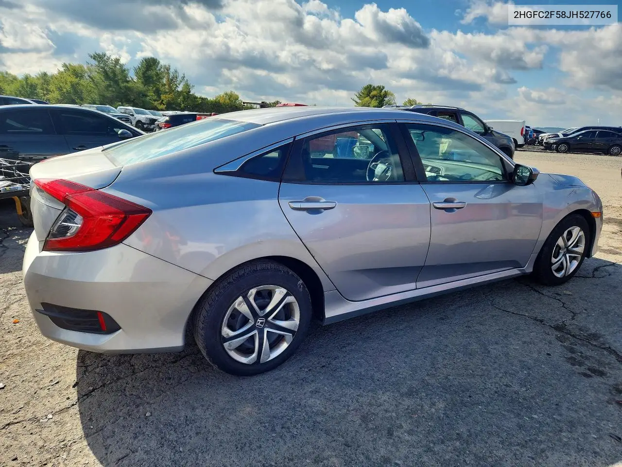 2018 HONDA CIVIC VIN 2HGFC2F58JH527766 — фото 3