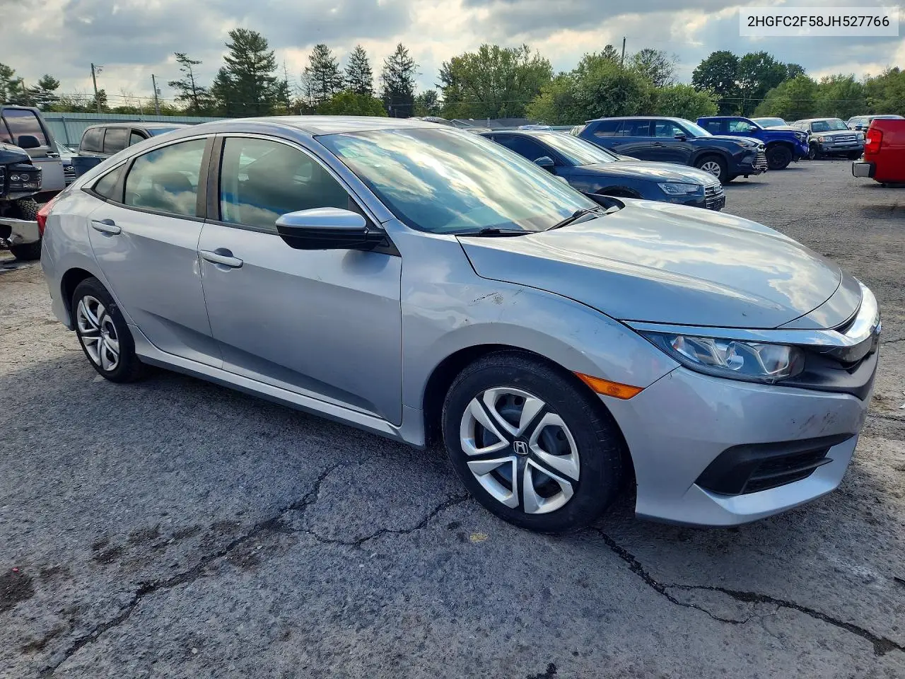 2018 HONDA CIVIC VIN 2HGFC2F58JH527766 — фото 4