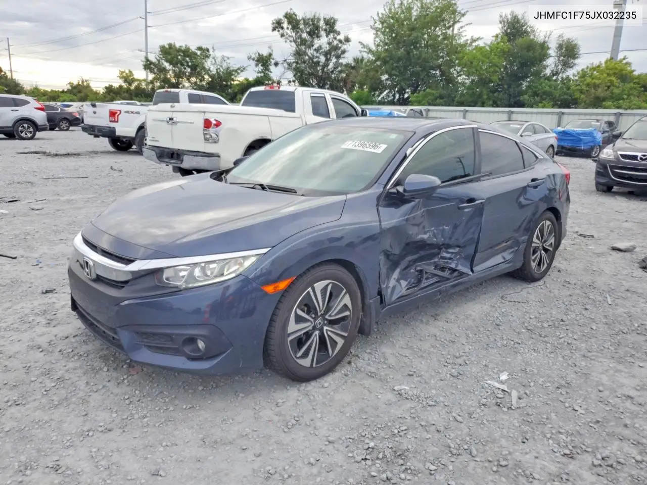 HONDA CIVIC 2018, VIN JHMFC1F75JX032235