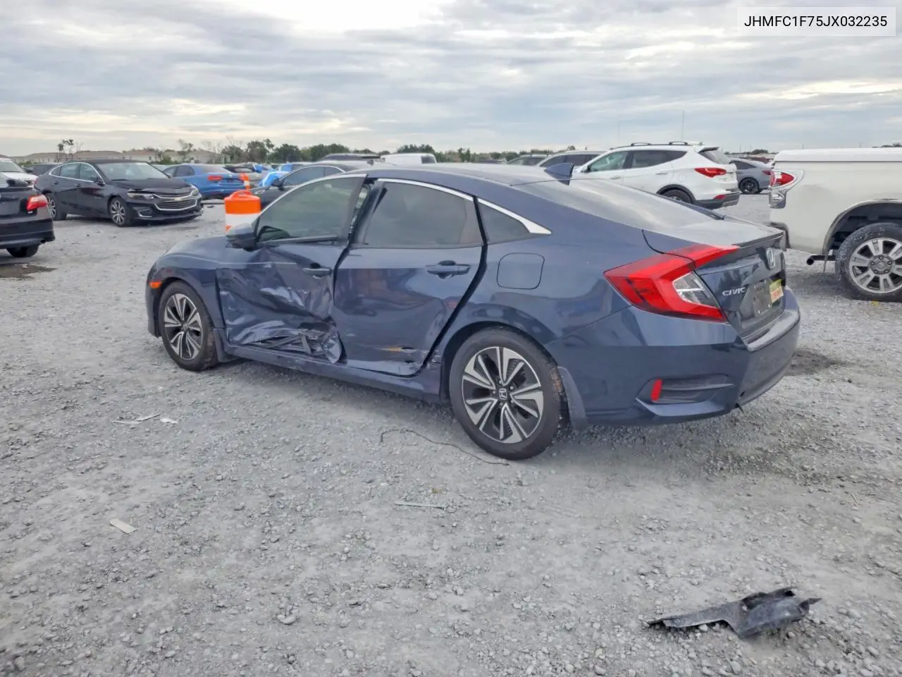 2018 HONDA CIVIC VIN JHMFC1F75JX032235 — фото 2