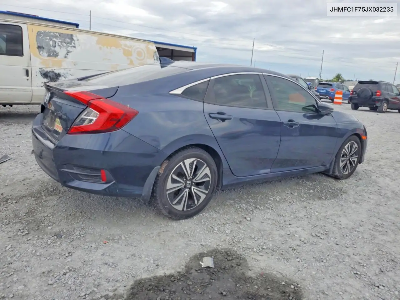 2018 HONDA CIVIC VIN JHMFC1F75JX032235 — фото 3