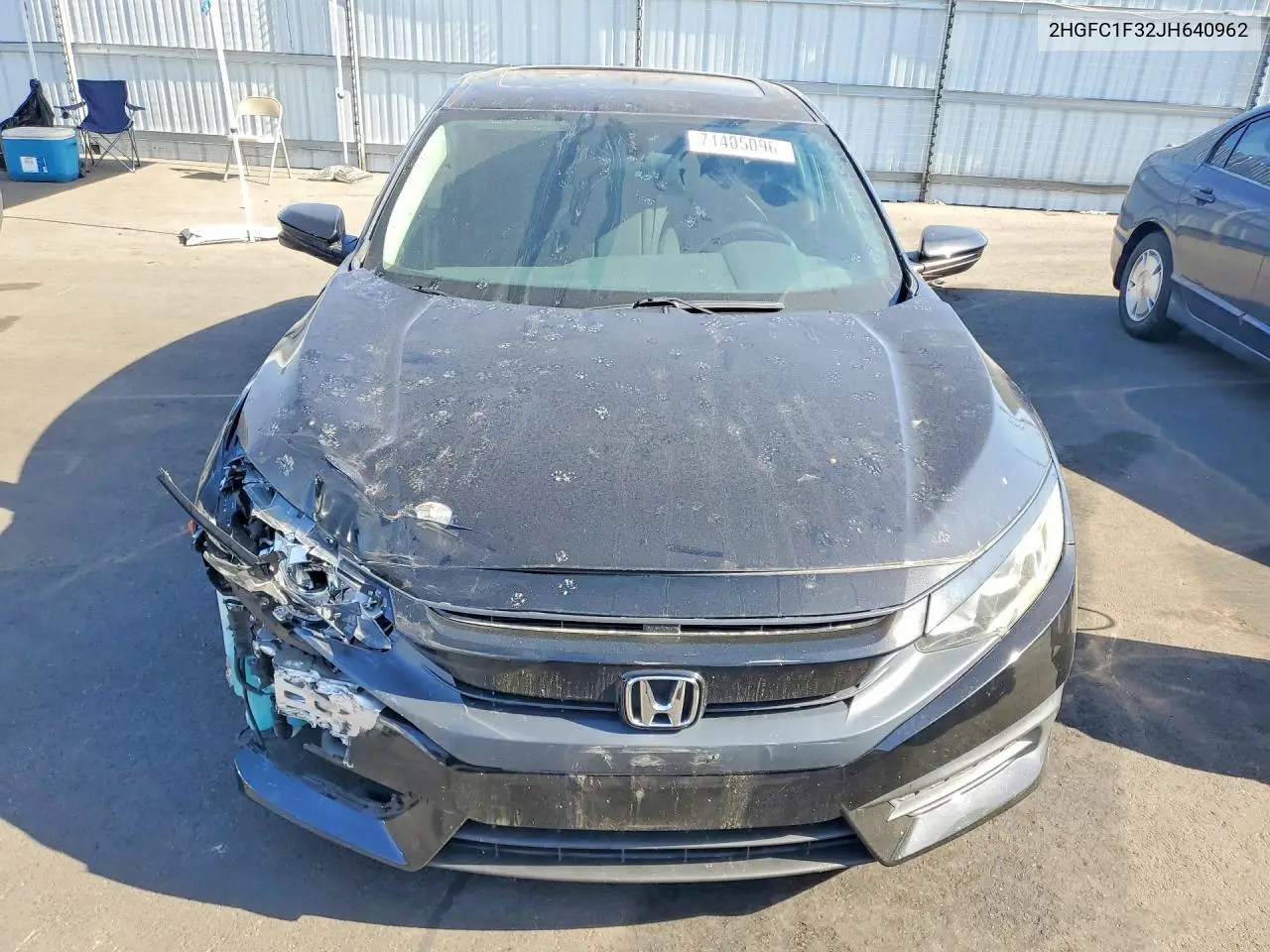 2018 HONDA CIVIC VIN 2HGFC1F32JH640962 — фото 5
