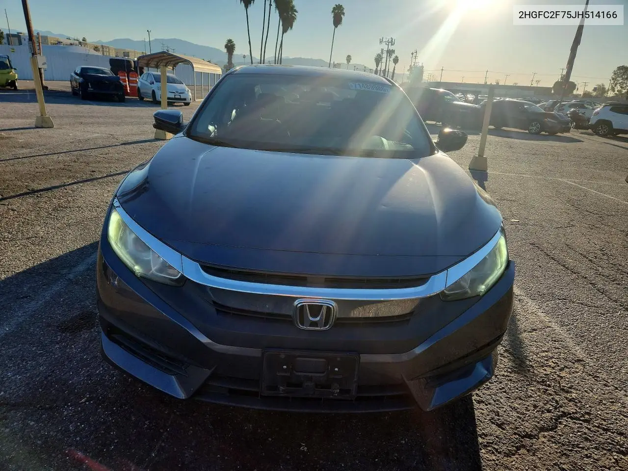 2018 HONDA CIVIC VIN 2HGFC2F75JH514166 — фото 5