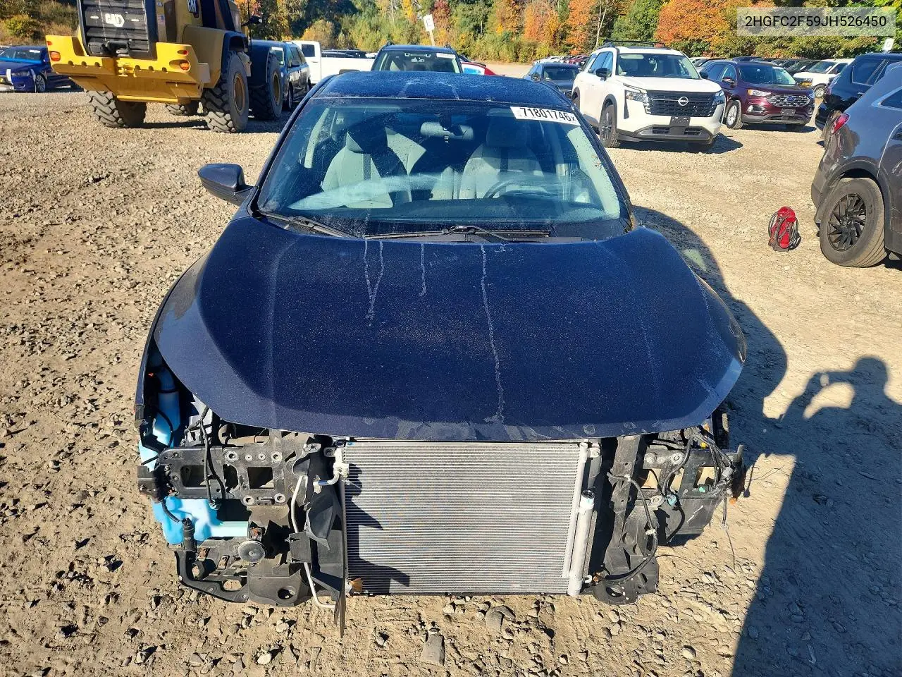 2018 HONDA CIVIC VIN 2HGFC2F59JH526450 — фото 5