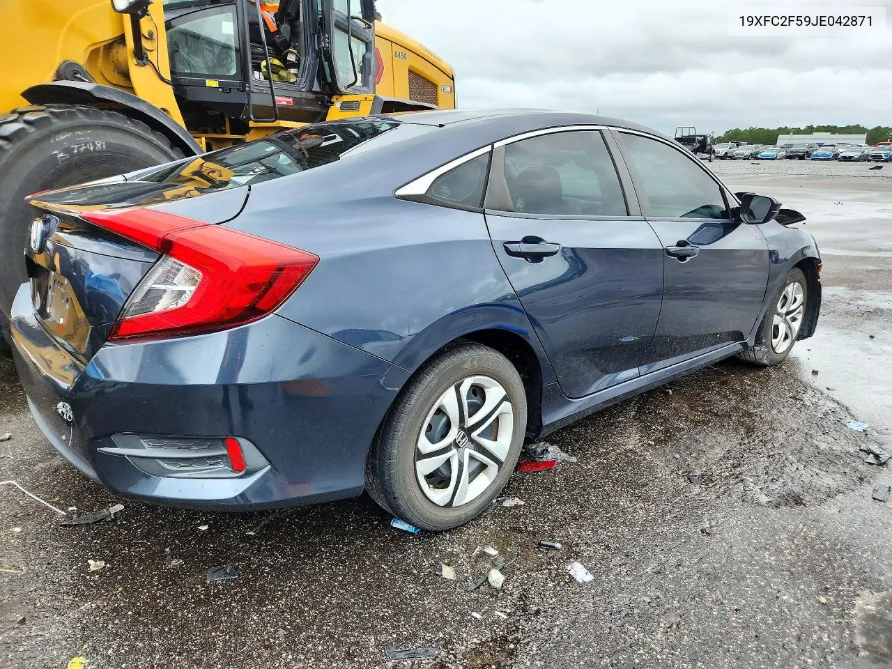 2018 HONDA CIVIC VIN 19XFC2F59JE042871 — фото 3