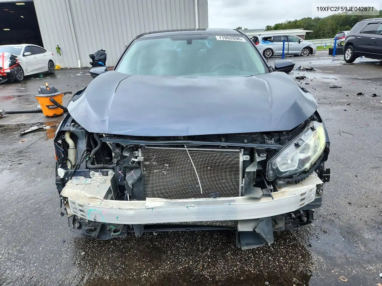 2018 HONDA CIVIC VIN 19XFC2F59JE042871 — фото 5