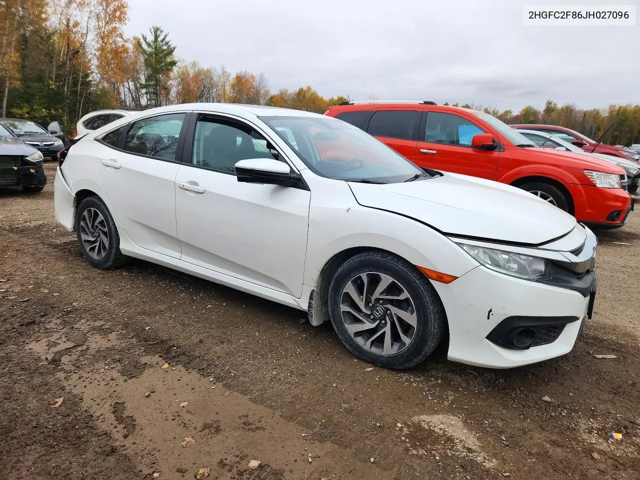 2018 HONDA CIVIC VIN 2HGFC2F86JH027096 — фото 4