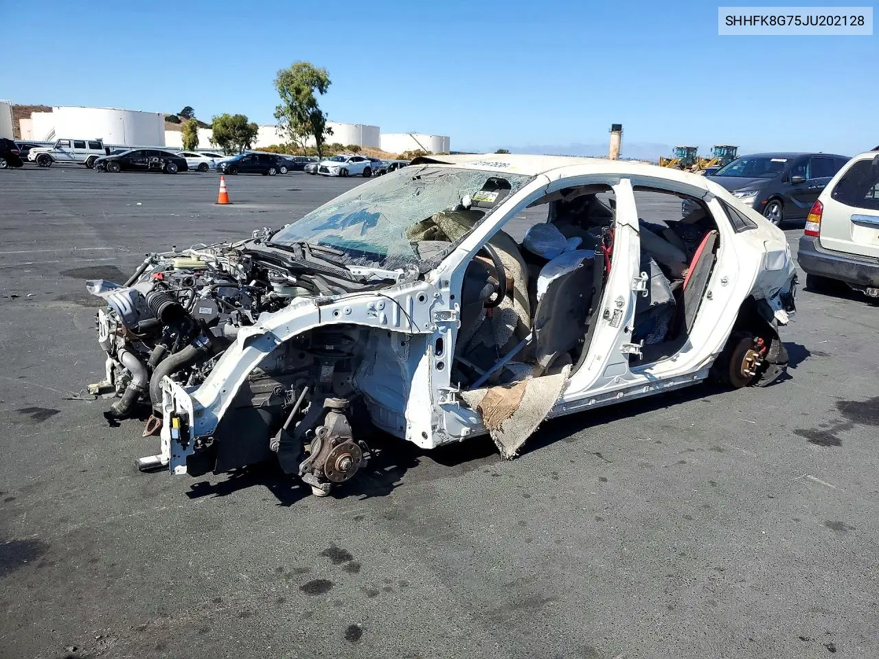 HONDA CIVIC 2018, VIN SHHFK8G75JU202128