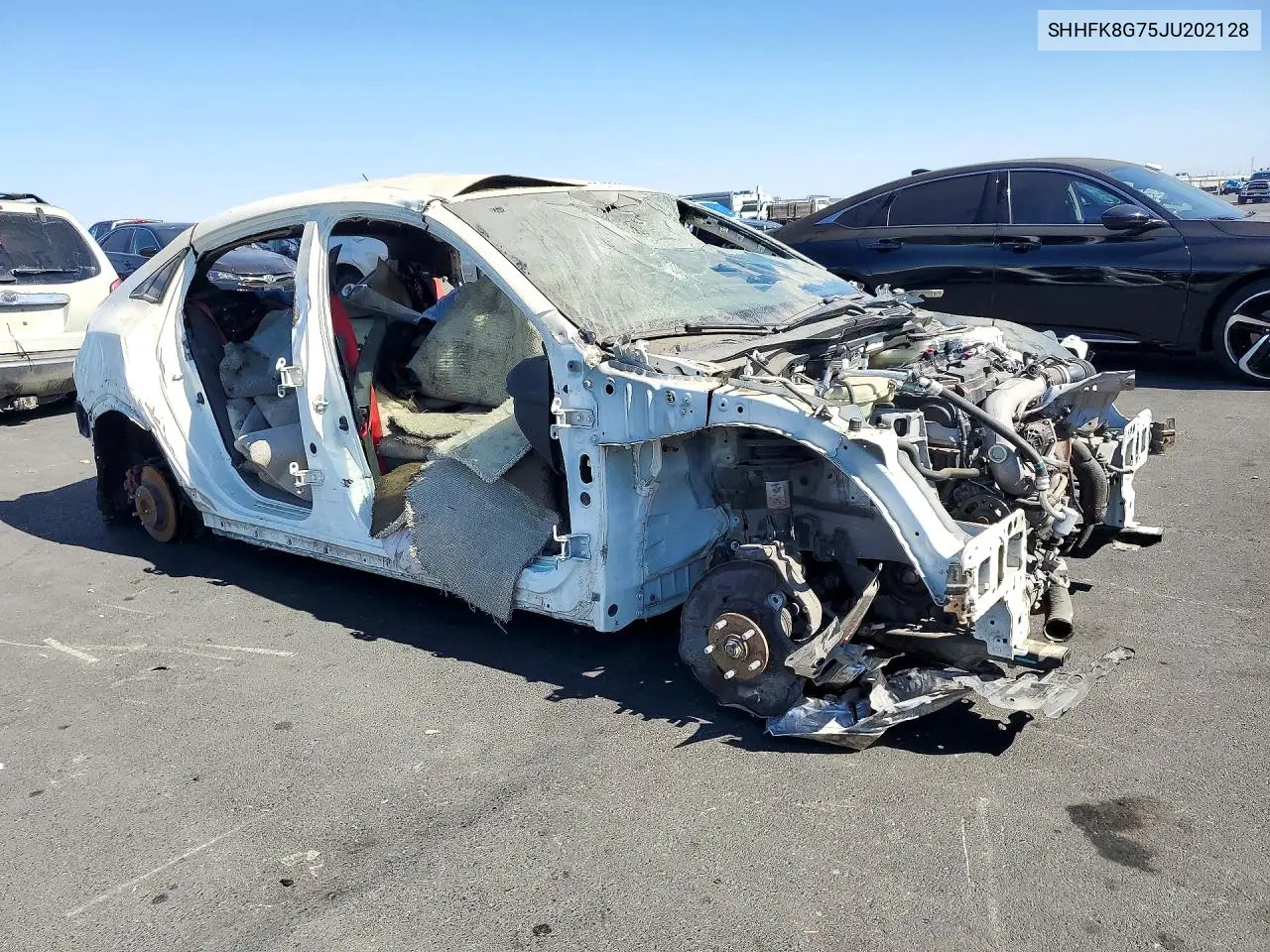 2018 HONDA CIVIC VIN SHHFK8G75JU202128 — фото 4