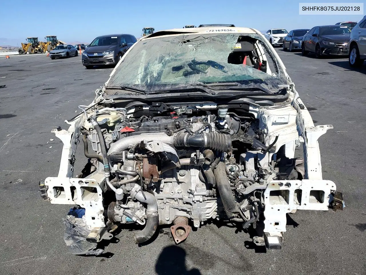 2018 HONDA CIVIC VIN SHHFK8G75JU202128 — фото 5