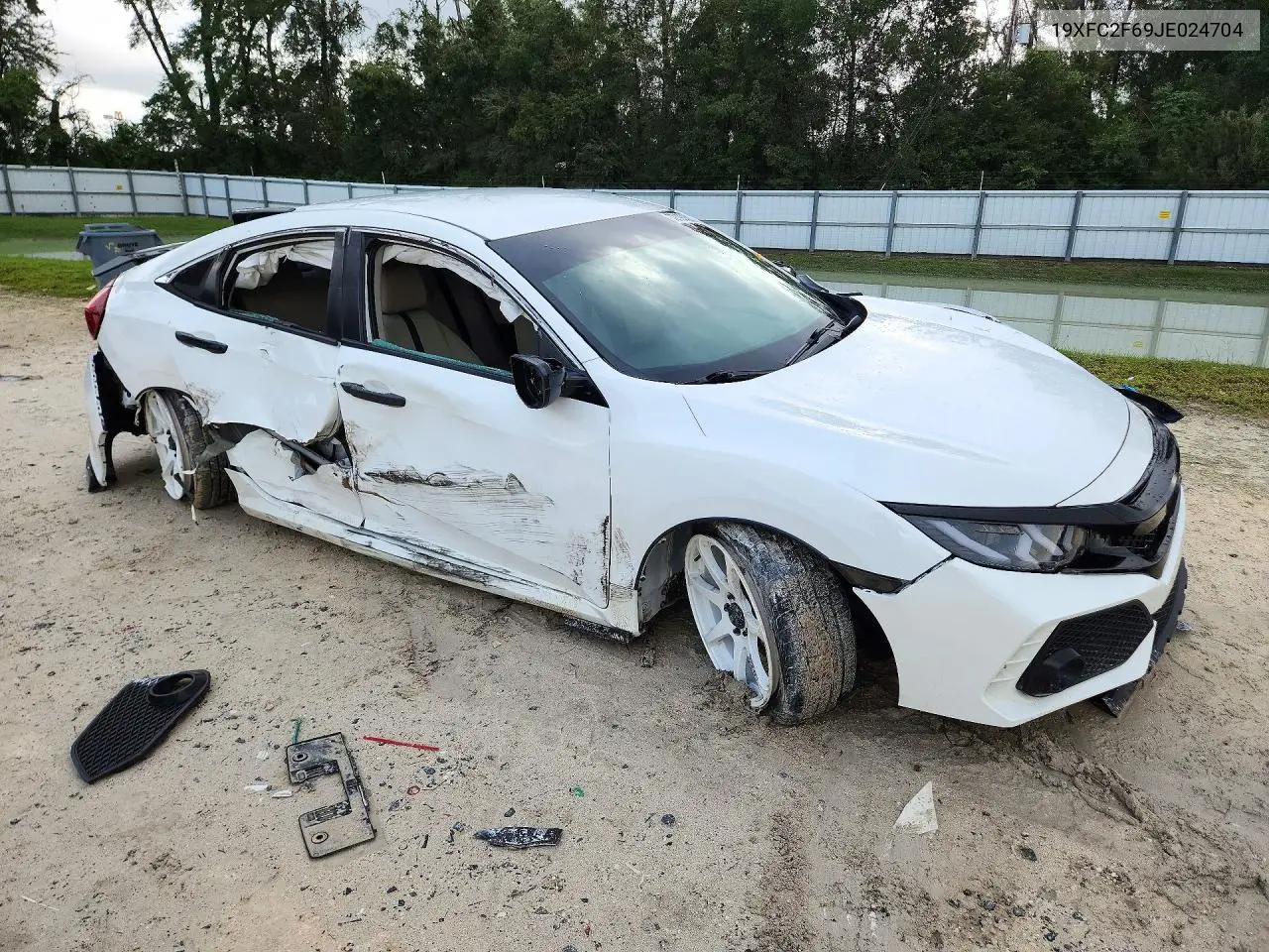 2018 HONDA CIVIC VIN 19XFC2F69JE024704 — фото 4