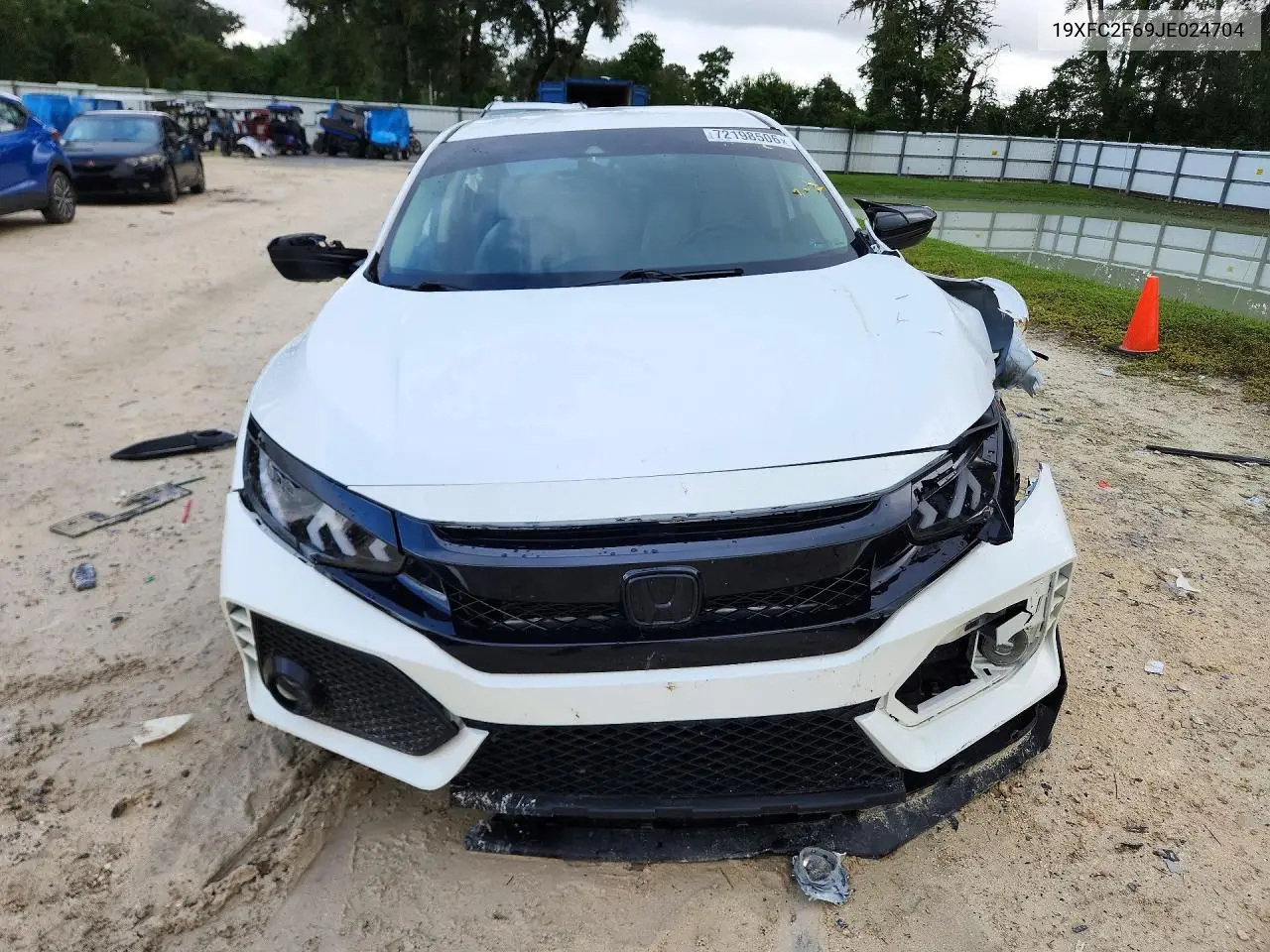 2018 HONDA CIVIC VIN 19XFC2F69JE024704 — фото 5