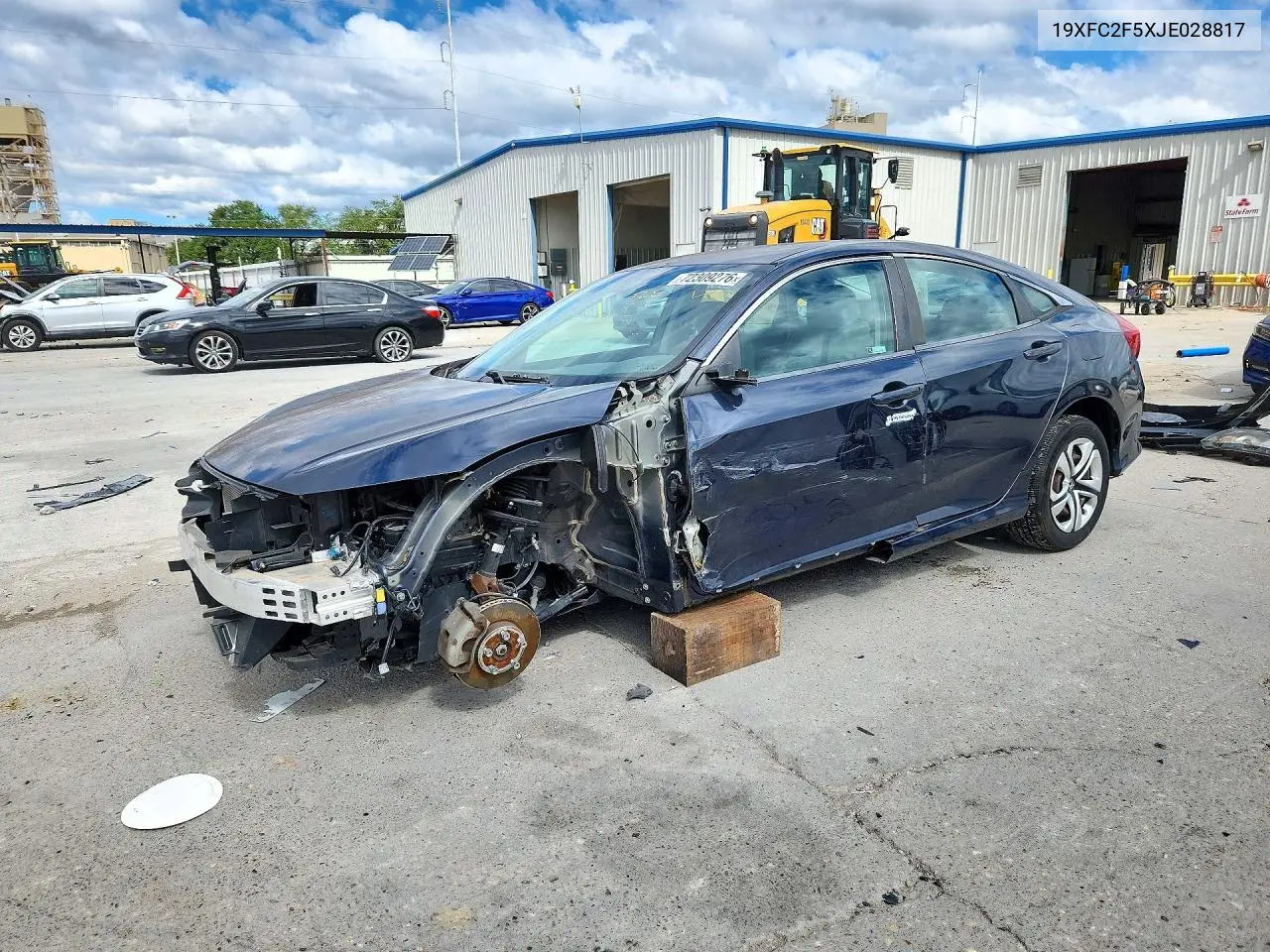 HONDA CIVIC 2018, VIN 19XFC2F5XJE028817