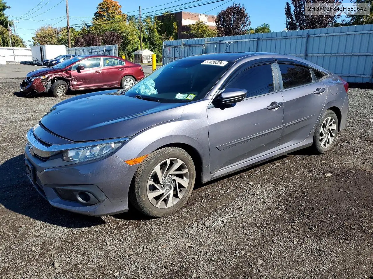 HONDA CIVIC 2018, VIN 2HGFC2F84JH559642