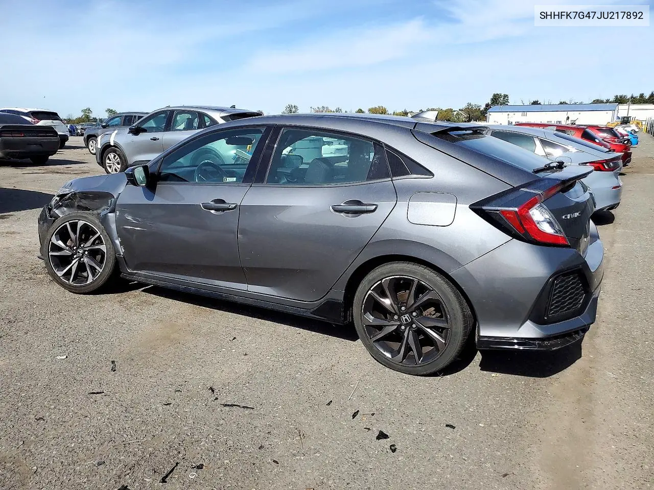 2018 HONDA CIVIC VIN SHHFK7G47JU217892 — фото 2