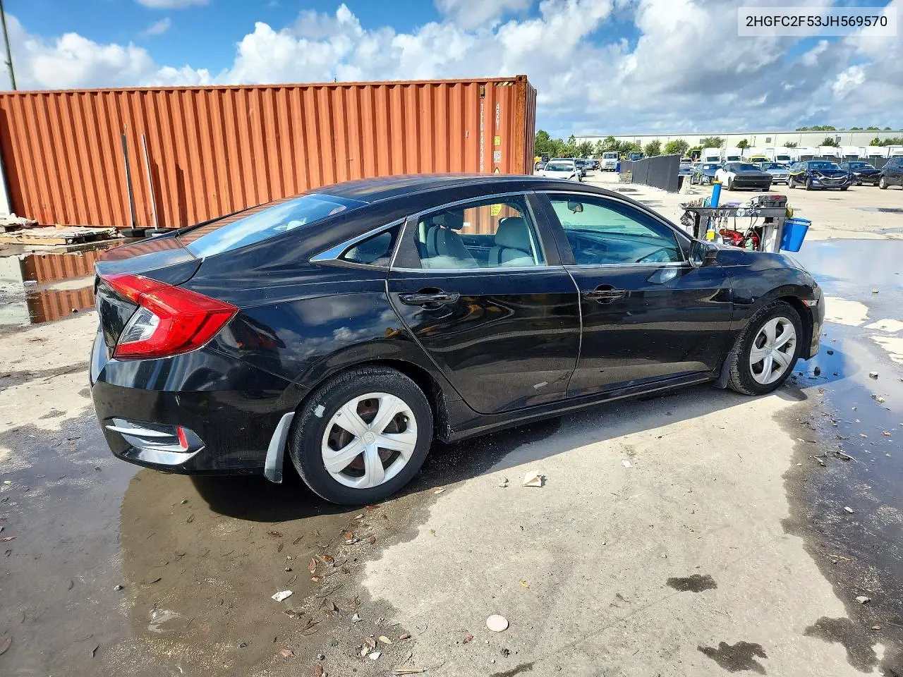 2018 HONDA CIVIC VIN 2HGFC2F53JH569570 — фото 3