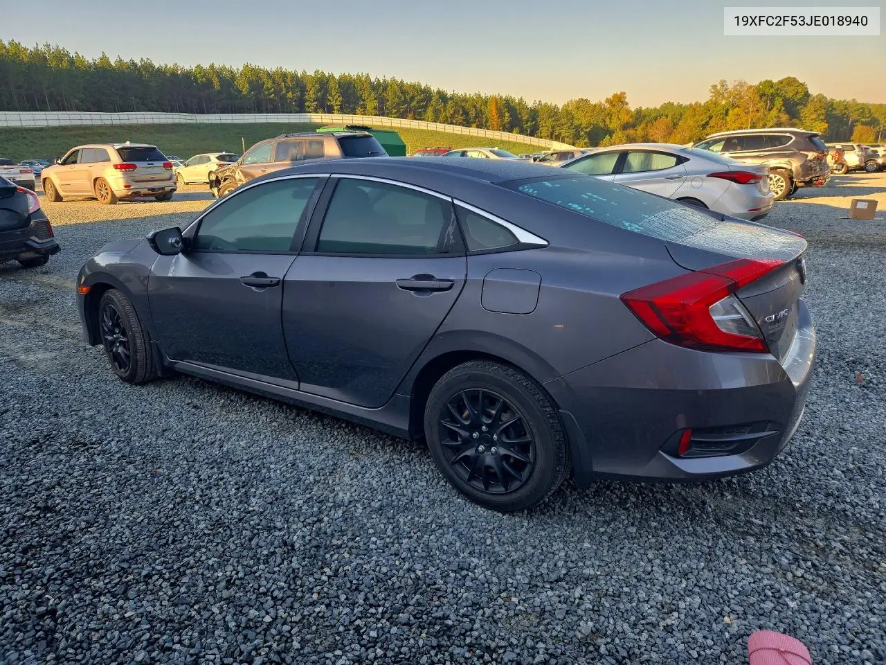 2018 HONDA CIVIC VIN 19XFC2F53JE018940 — фото 4