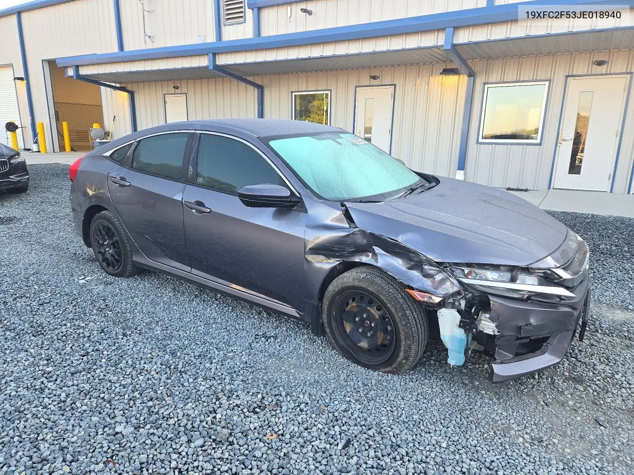 HONDA CIVIC 2018, VIN 19XFC2F53JE018940