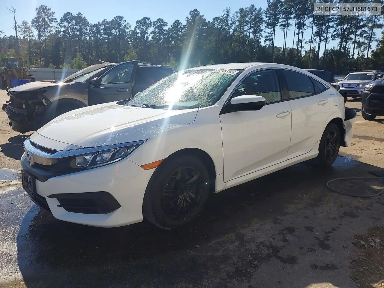 HONDA CIVIC 2018, VIN 2HGFC2F57JH581673