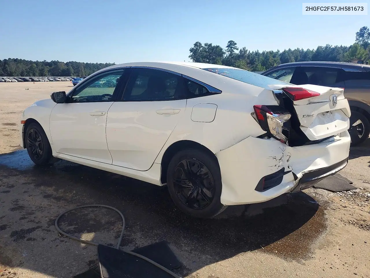 2018 HONDA CIVIC VIN 2HGFC2F57JH581673 — фото 2