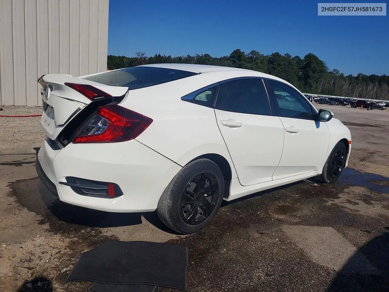 2018 HONDA CIVIC VIN 2HGFC2F57JH581673 — фото 3