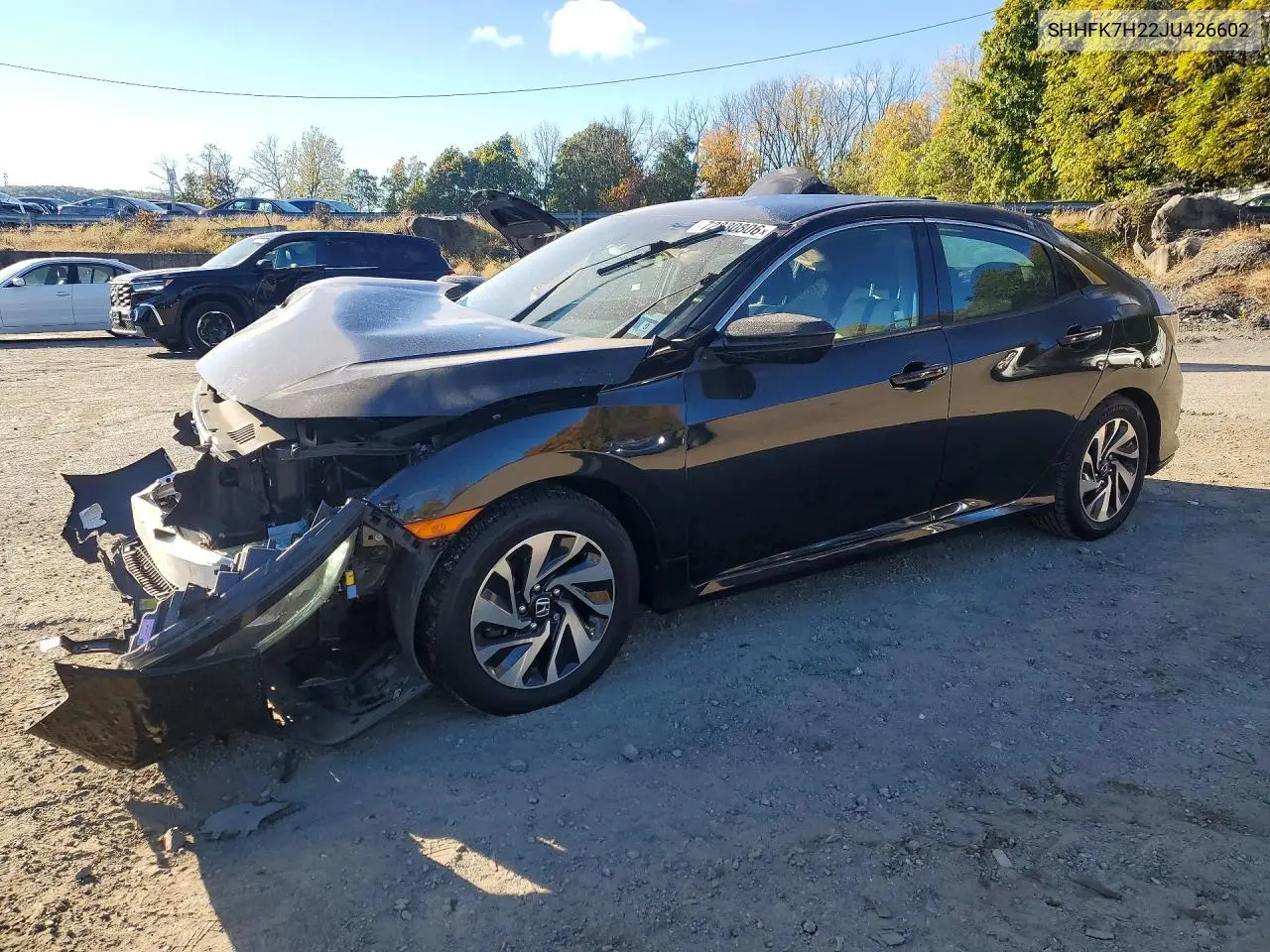 HONDA CIVIC 2018, VIN SHHFK7H22JU426602