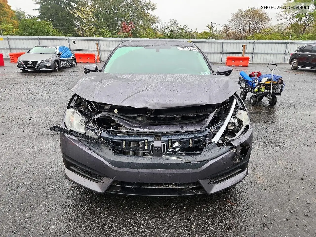 2018 HONDA CIVIC VIN 2HGFC2F75JH548060 — фото 5