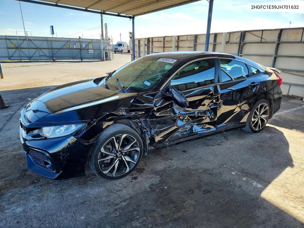 HONDA CIVIC 2018, VIN 2HGFC1E59JH701632