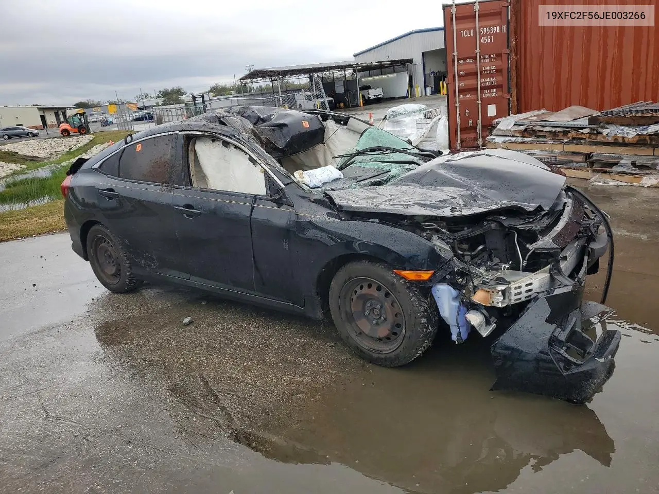 2018 HONDA CIVIC VIN 19XFC2F56JE003266 — фото 4