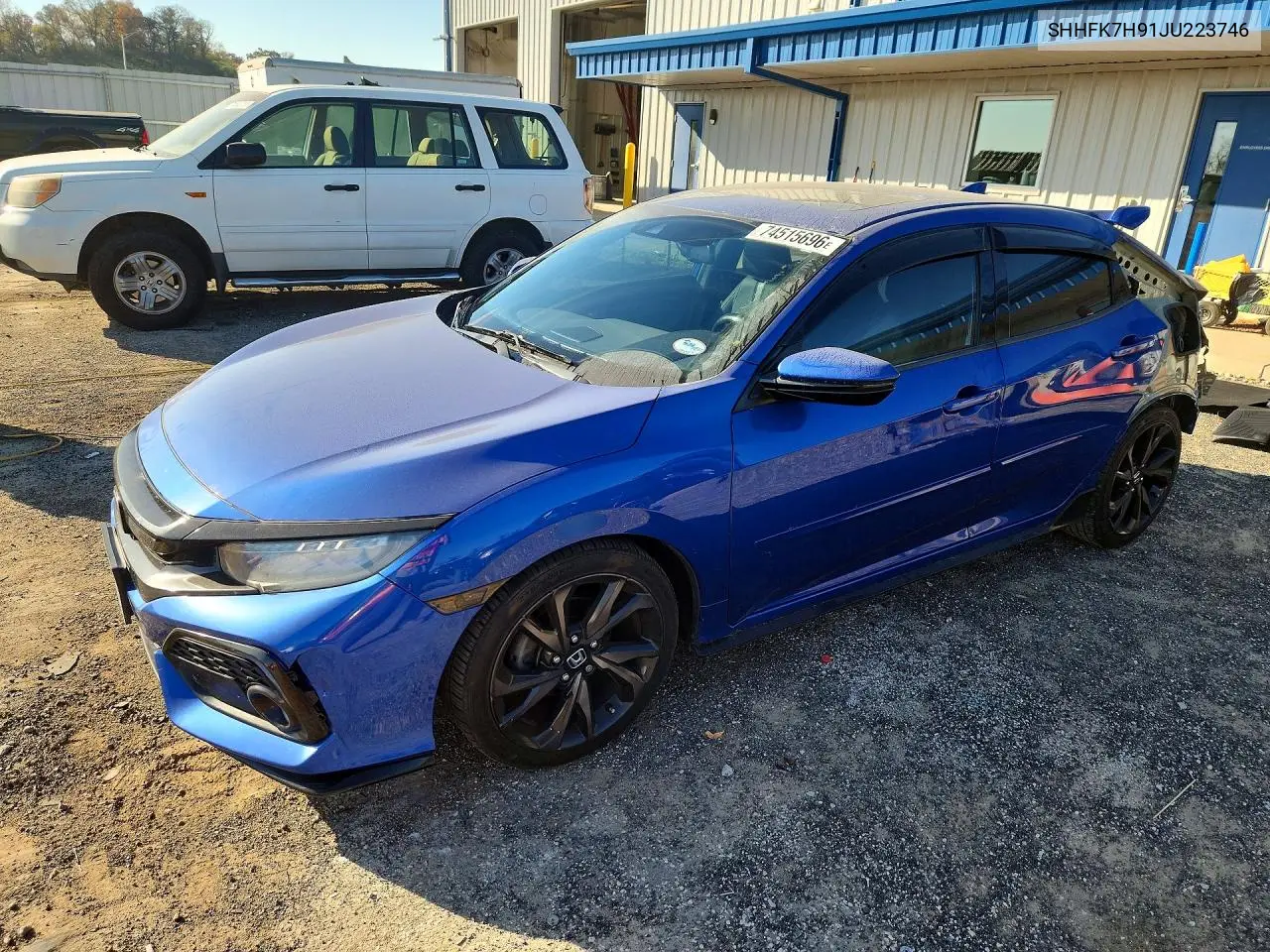 HONDA CIVIC 2018, VIN SHHFK7H91JU223746