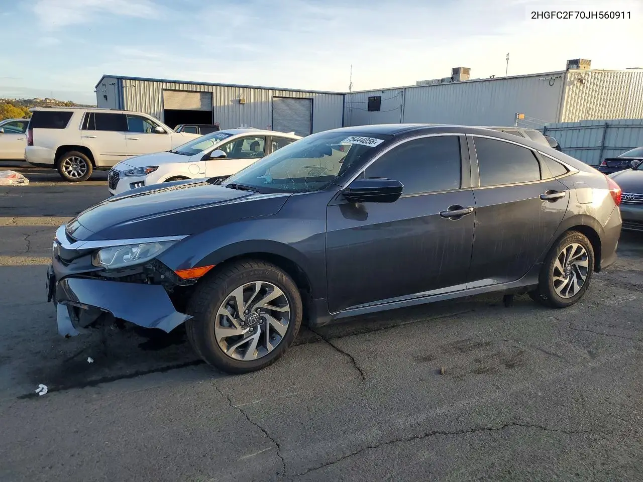 HONDA CIVIC 2018, VIN 2HGFC2F70JH560911