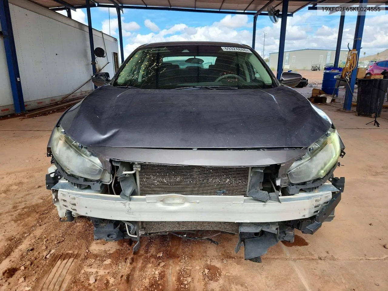 2019 HONDA CIVIC VIN 19XFC2F65KE024555 — фото 5